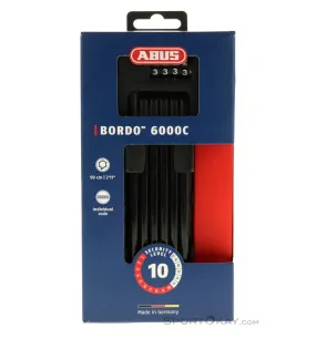 Abus Bordo 6000C + Halterung 90cm Fahrradschloss