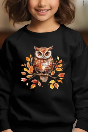 Autumn Fox - Rundhals-Sweatshirt für Mädchen