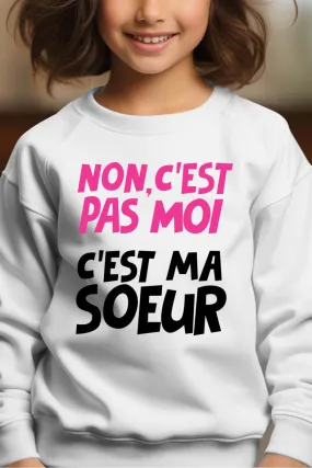 C my sister Girl – Rundhals-Sweatshirt für Mädchen