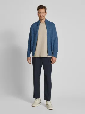Fynch-Hatton Cardigan mit Logo-Stitching (hellblau) online kaufen