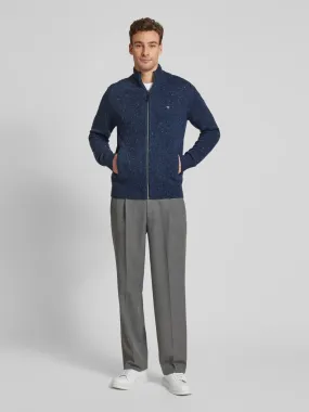 Fynch-Hatton Cardigan mit Logo-Stitching (marine) online kaufen