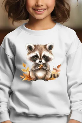 Herbstliches Hiboux - Rundhals-Sweatshirt für Mädchen