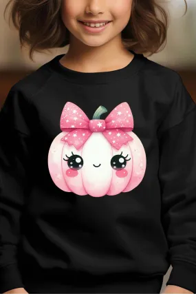 Pink Pumpkin - Rundhals-Sweatshirt für Mädchen