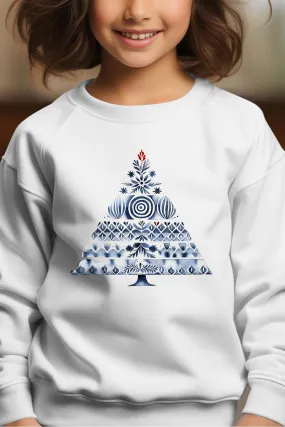Skandinavische Tanne - Rundhals-Sweatshirt für Mädchen