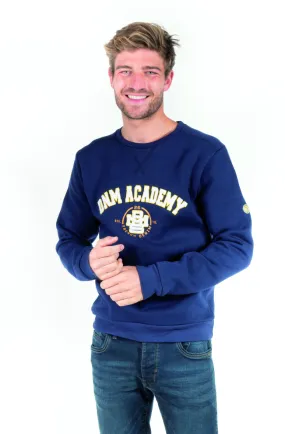 Sweatshirt mit Rundhalsausschnitt im amerikanischen College-Look